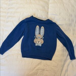 Gymboree Blue Sweater with Bunny Design